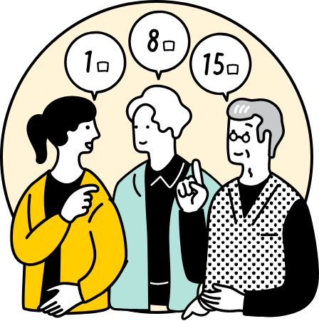 保険の特徴 ポイントイラスト