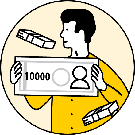 保険の特徴 ポイントイラスト