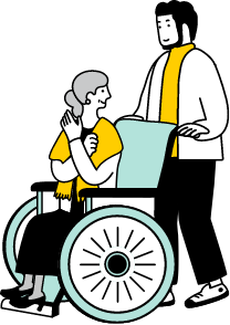 将来に備える介護・年金の保険のイメージ