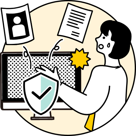 保険の特徴 ポイントイラスト