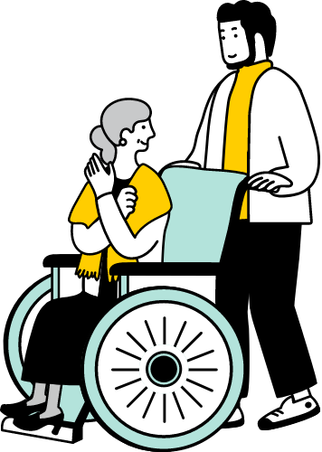 将来に備える介護・年金の保険のイメージ